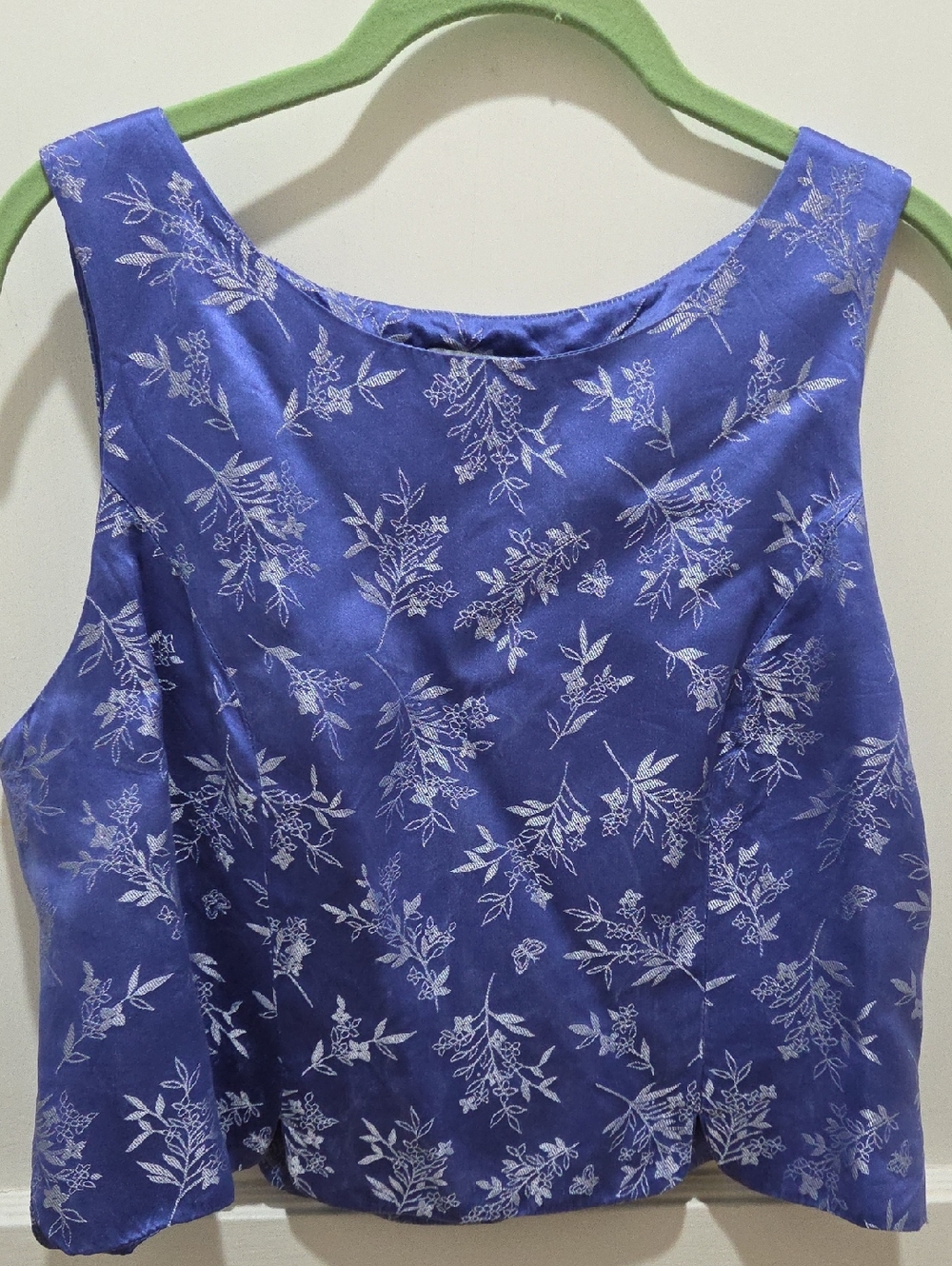 Lilly Pulitzer Periwinkle Blue Floral Tank Top
